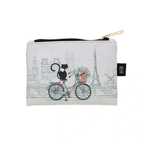 Pochette "chat vélo"